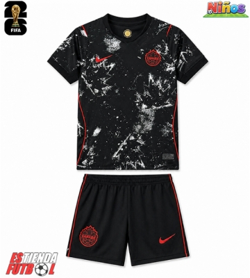 Canadá Segunda Equipación Niños Mundial 2026 Manga Corta (+ Pantalones cortos)